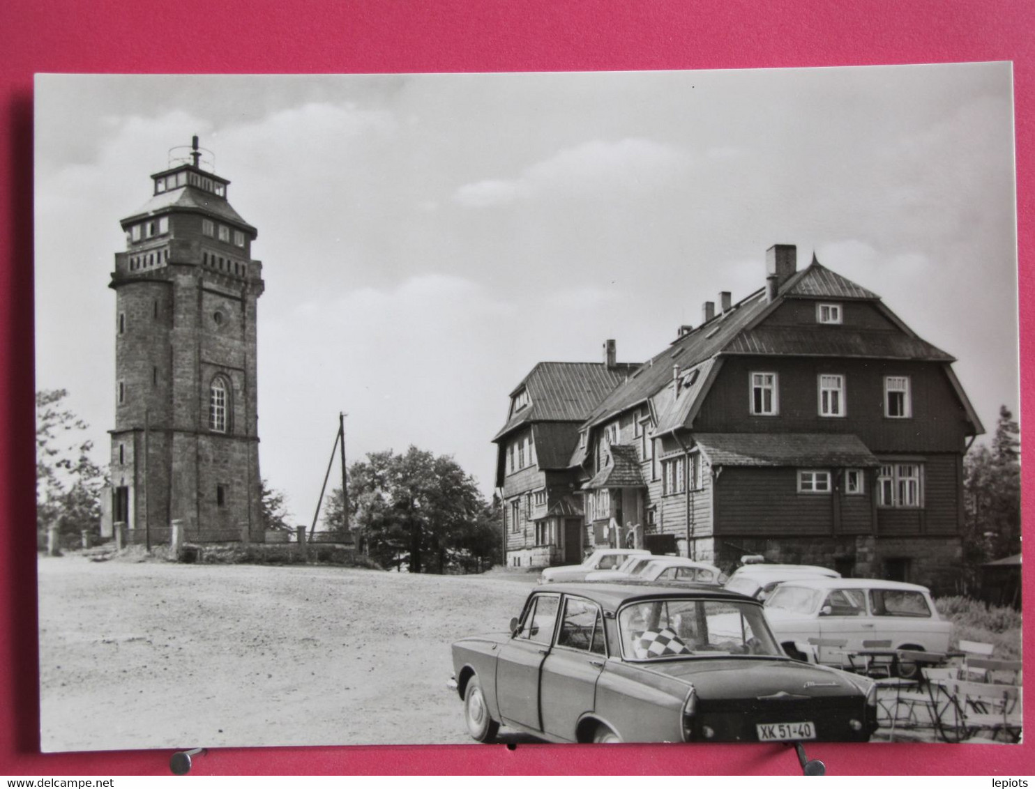 Allemagne - Aussichtsturm Und Berggaststättte Auf Dem Auersberg -  CPSM En  Excellent état - R/verso - Eibenstock