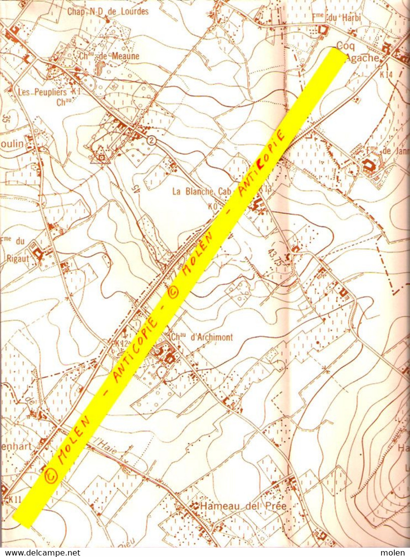 Etat 1960 CELLES-LEZ-TOURNAI CARTE D ETAT MAJOR MOLENBAIX VELAINES POPUELLES MELLES QUARTES MOURCOURT BIZENCOURT S263