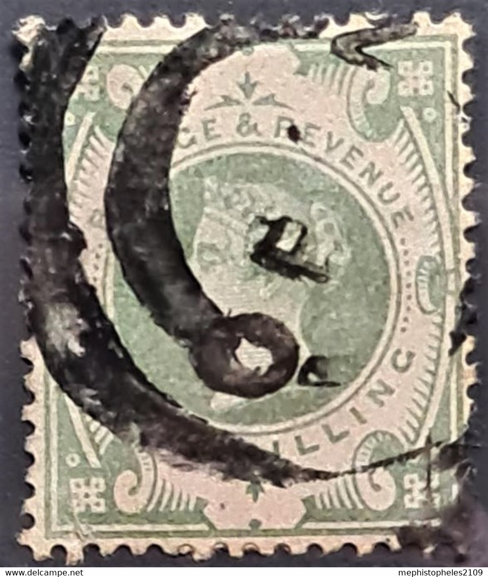 GREAT BRITAIN 1887-92 - Canceled - Sc# 122 - 1sh - Usati