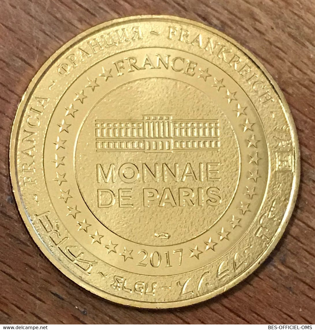 51 MUSÉE DU DER ÉGLISE DE CHANTECOQ MDP 2017 MÉDAILLE SOUVENIR MONNAIE DE PARIS JETON TOURISTIQUE MEDALS TOKENS COINS - 2017