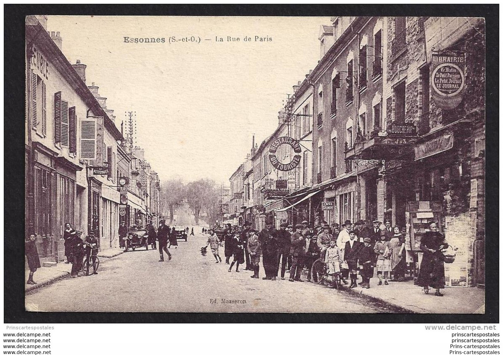 CPA 91 Essonnes Rue De Paris - Essonnes