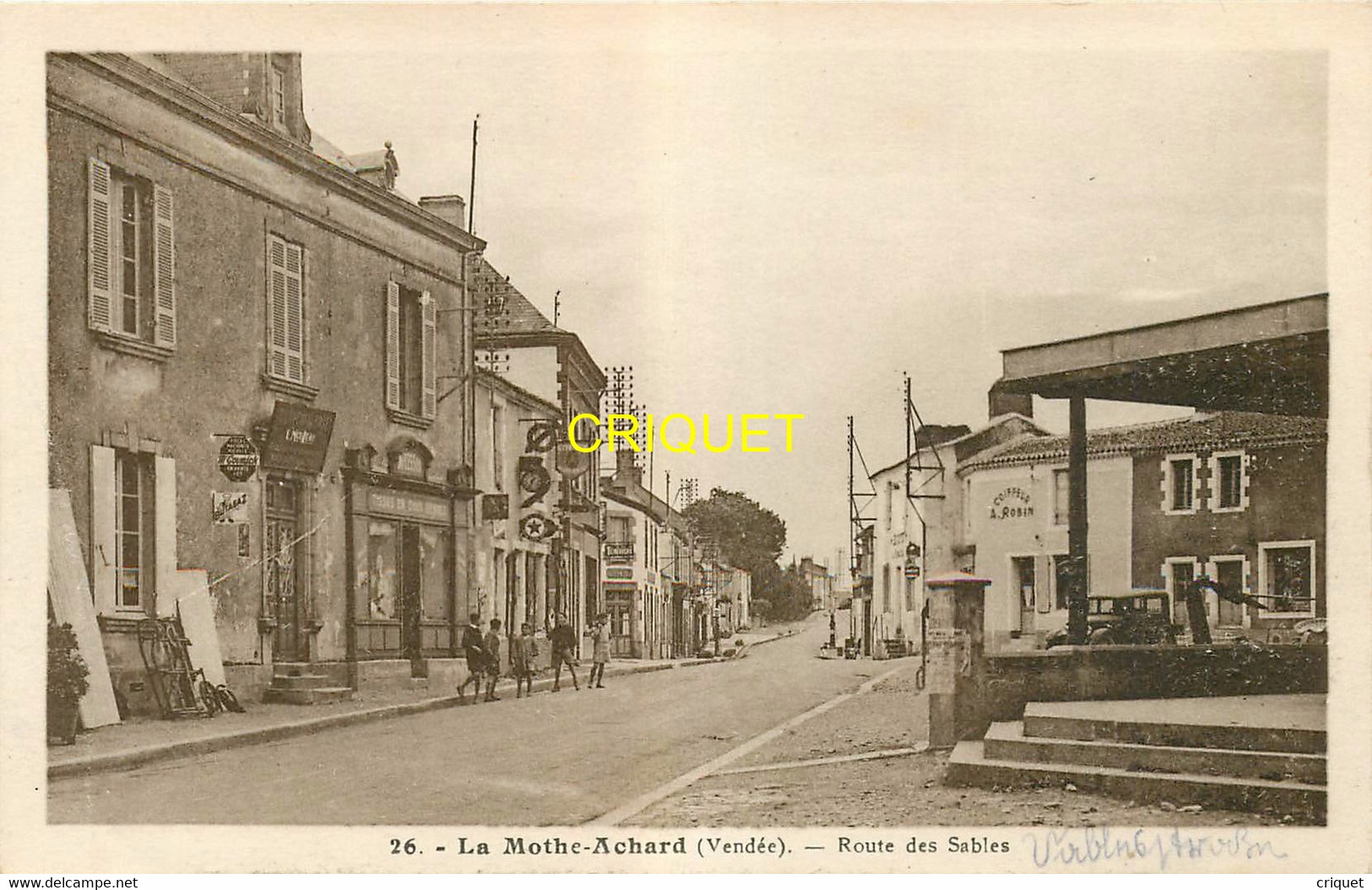 85 La Mothe-Achard, Route Des Sables, Commerces, Garage, Tacot..., Visuel Pas Courant - La Mothe Achard