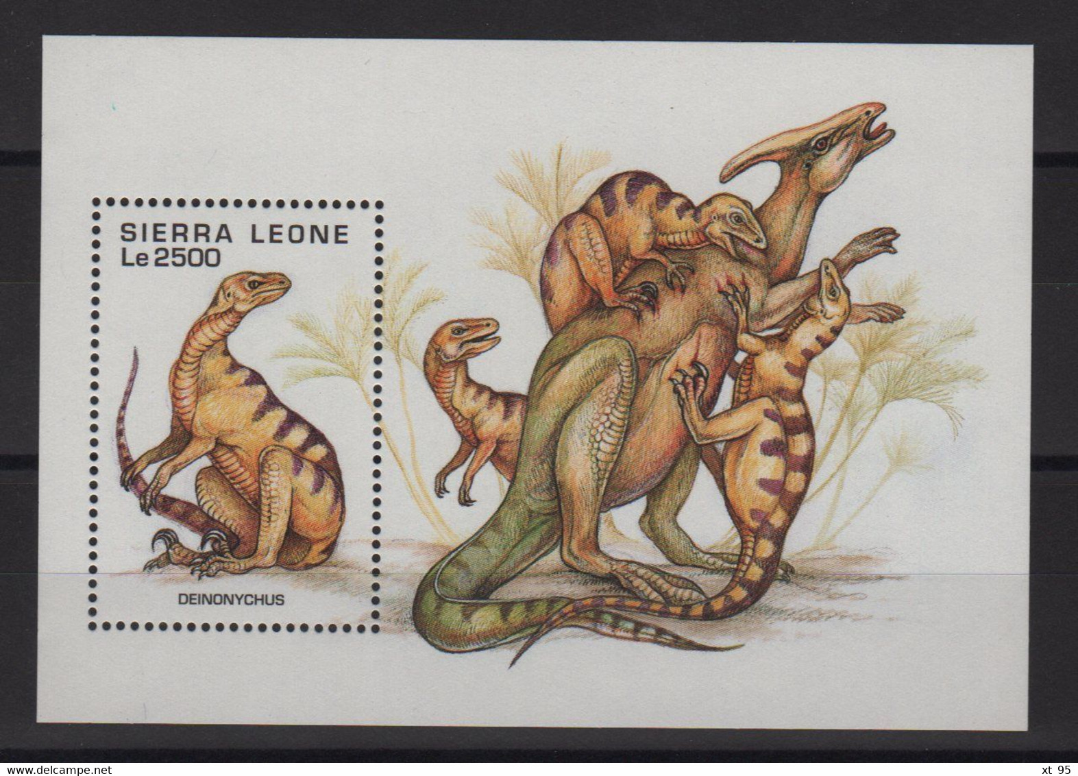 Sierra Leone - BF 259 - Faune Prehistorique - Cote 11€ - ** Neuf Sans Charniere - Sierra Leone (1961-...)