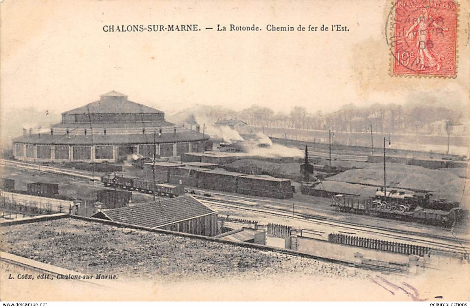 Châlons sur Marne       51        Lot de 20  cartes diverses . Dont Gare. Marché       (voir scan)