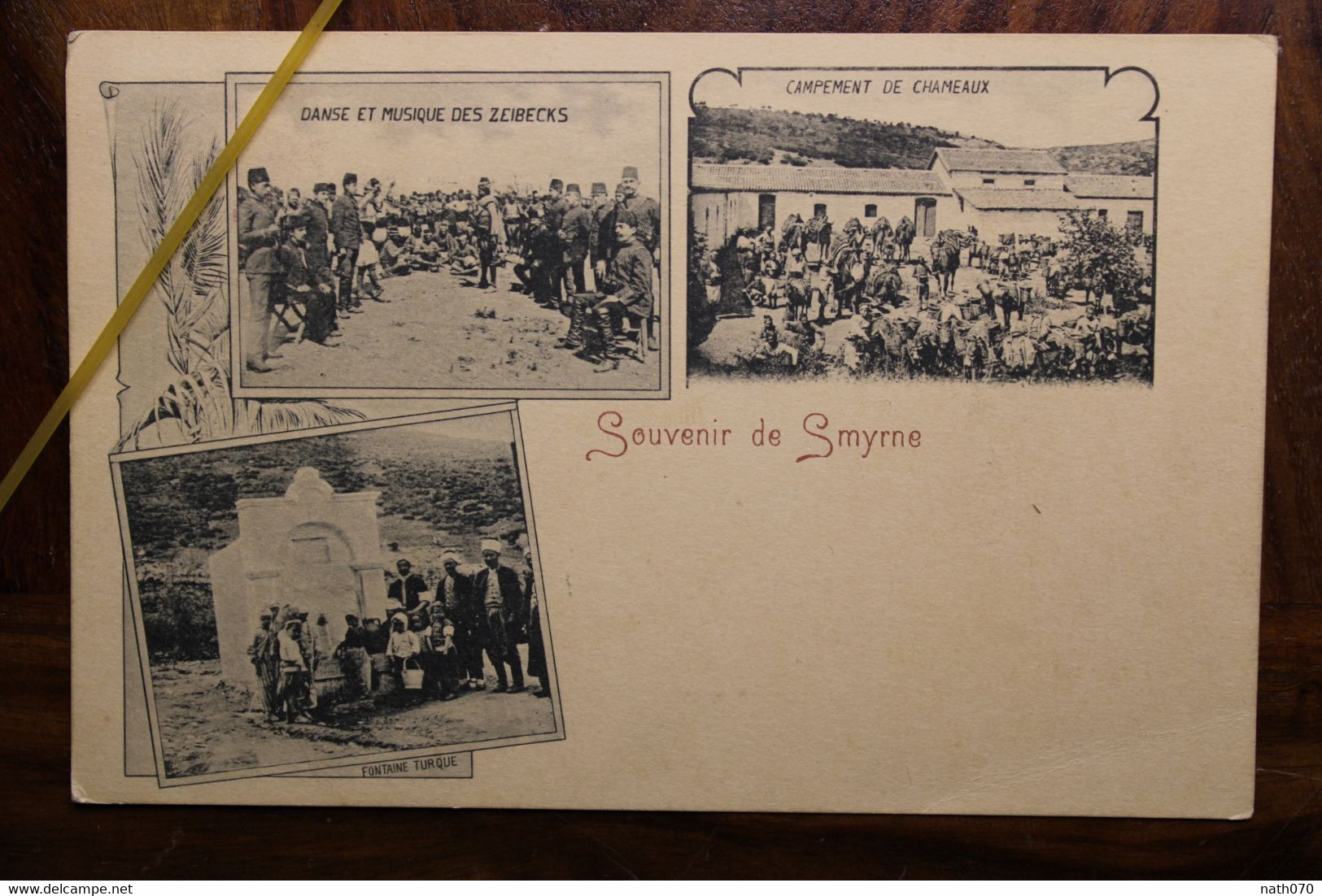 AK CPA Smyrne Smyrna Gruss Aus Souvenir Turquie Turkey Türkei Levant Empire Ottoman Vers 1900 Izmir Zeibecks - 1837-1914 Smyrna