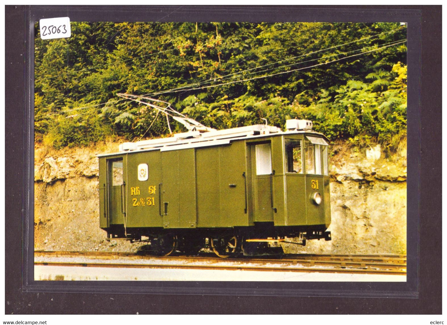 CARTE MODERNE - TRAIN - BAHN - CHEMIN DE FER BC ( BLONAY CHAMBY ) - TB - Cham