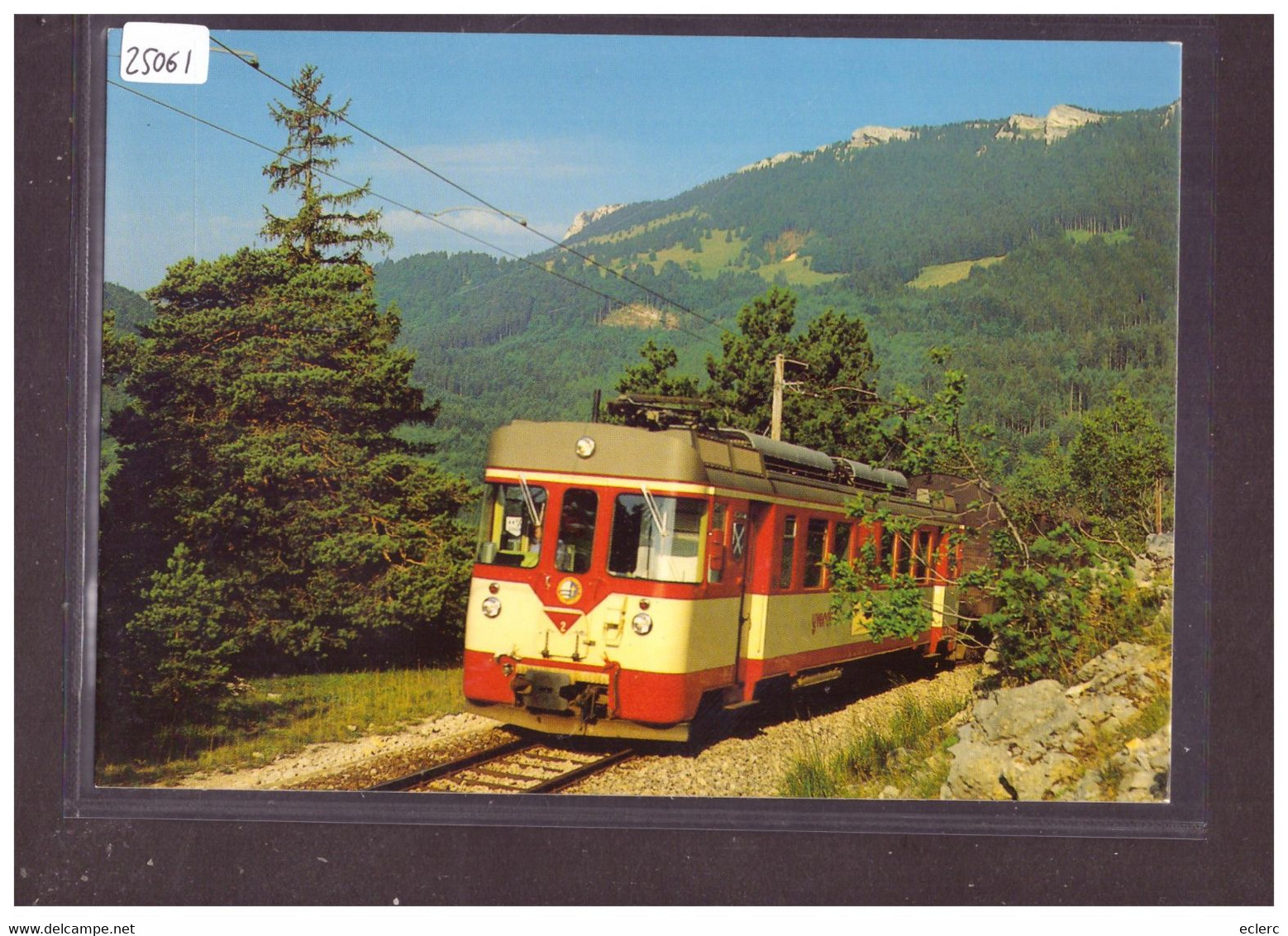 CARTE MODERNE - TRAIN - BAHN - CHEMIN DE FER YStC ( YVERDON SAINTE CROIX ) - TB - Sainte-Croix 