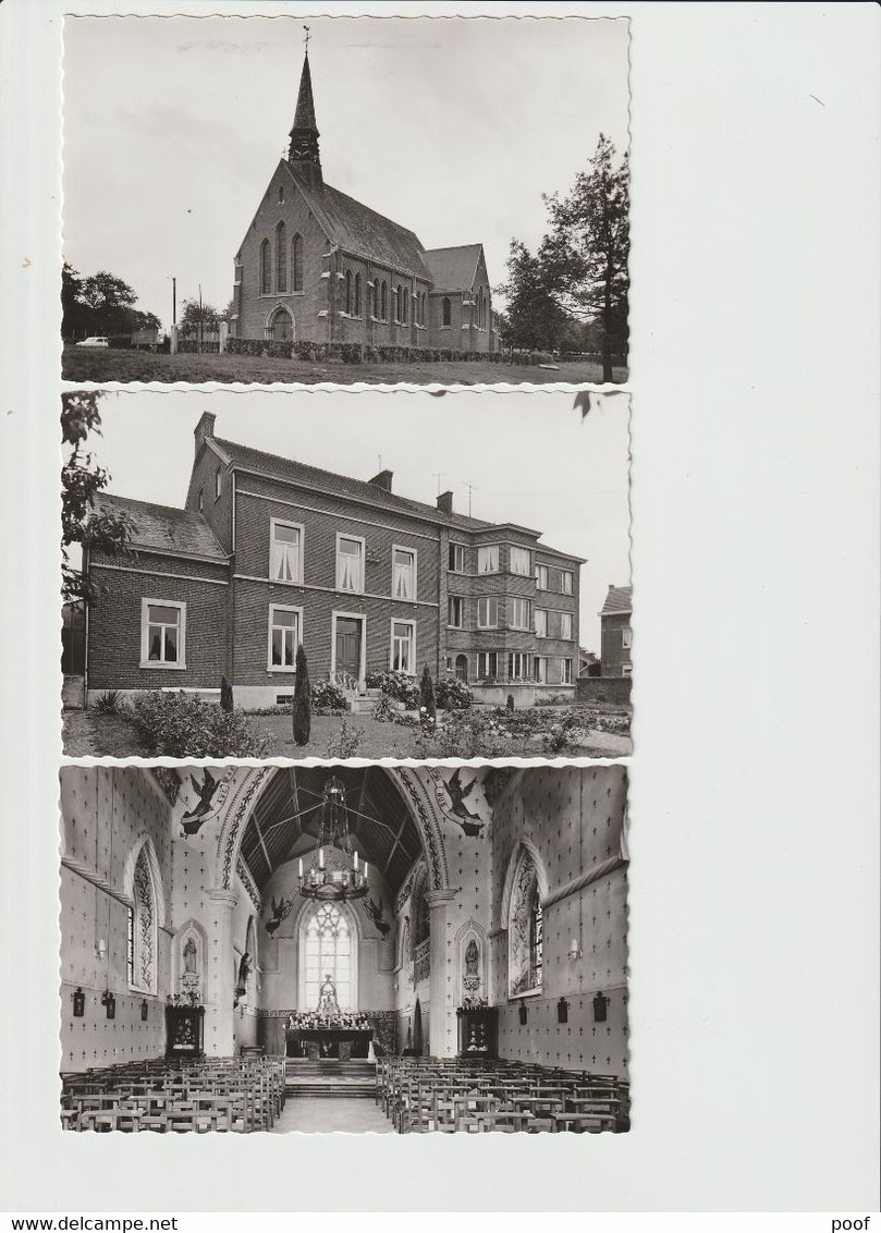 Montenaken : Kerk , Kapel , Rusthuis , ... ---- 6 Kaarten - Gingelom
