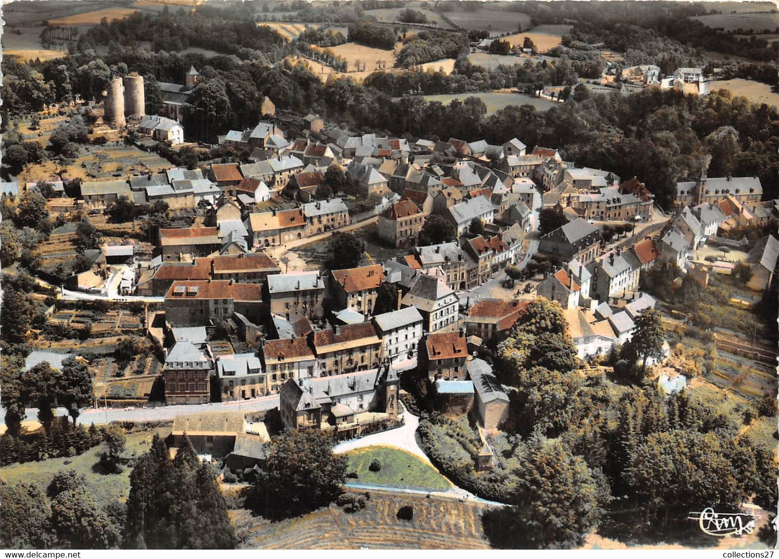 23-CROCQ- VUE AERIENNE - Crocq