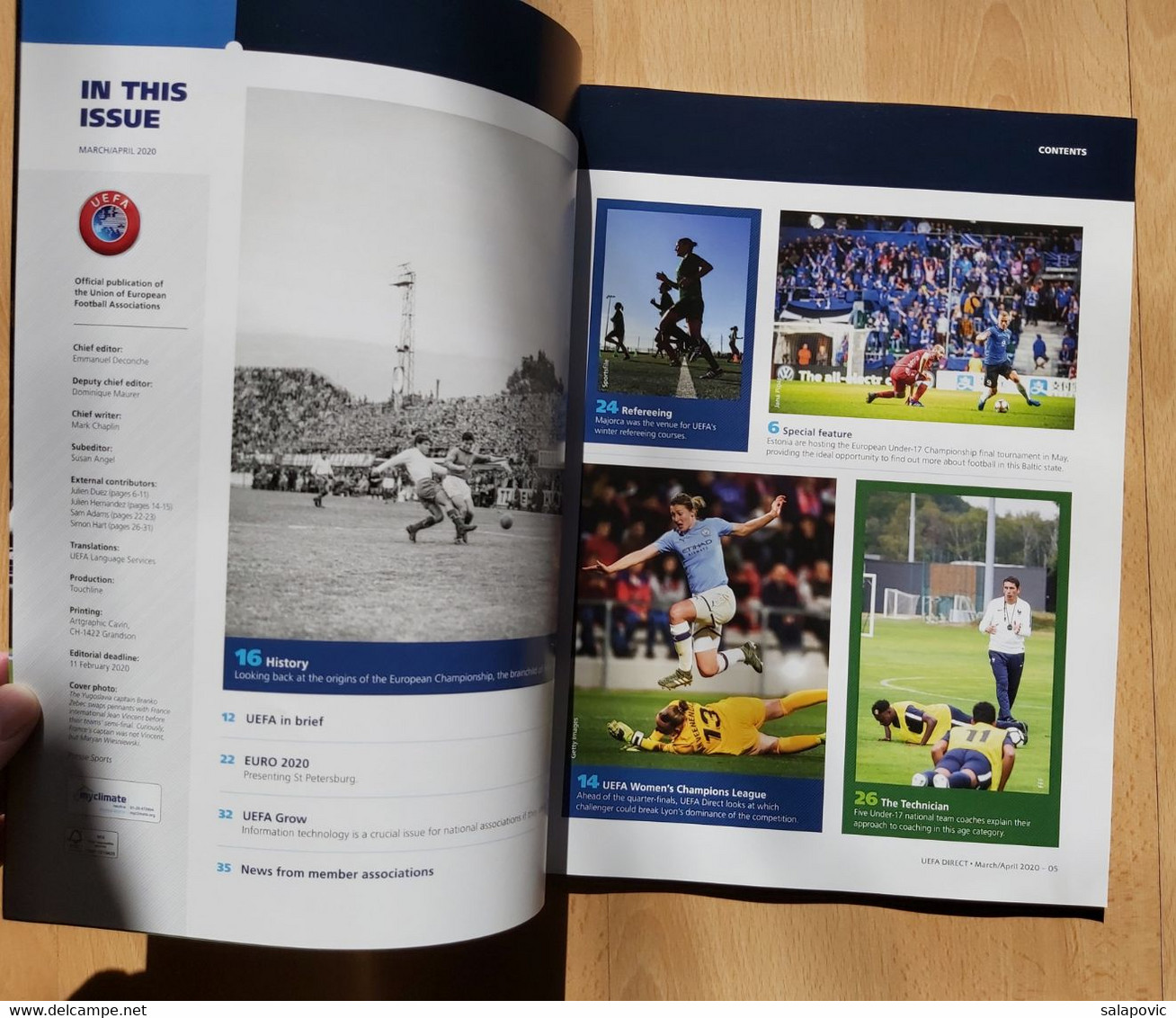 UEFA DIRECT NR.189 MARCH/APRIL 2020, MAGAZINE - Livres