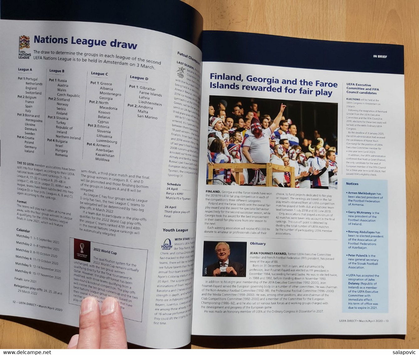 UEFA DIRECT NR.189 MARCH/APRIL 2020, MAGAZINE - Bücher