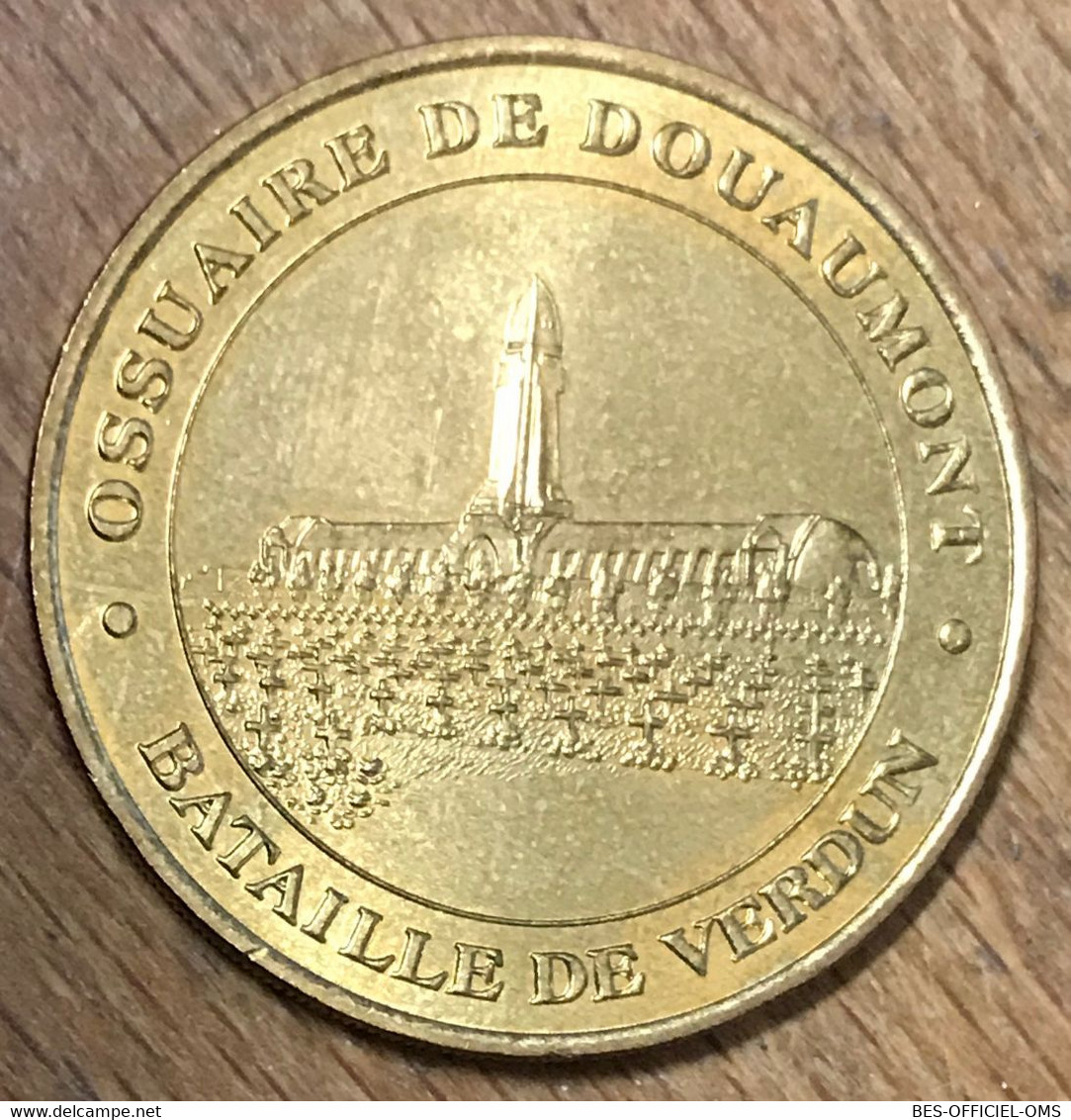 55 DOUAUMONT OSSUAIRE BATAILLE DE VERDUN MDP 2001 MÉDAILLE SOUVENIR MONNAIE DE PARIS JETON TOURISTIQUE MEDALS COIN TOKEN - 2001