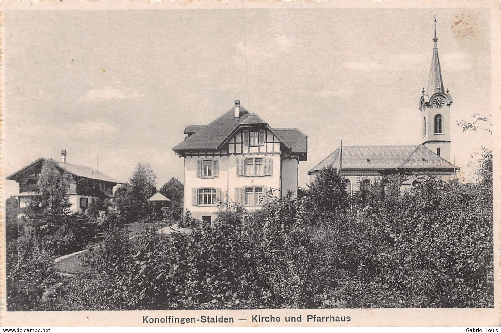 Konolfingen-Stalden Kirche Und Pfarrhaus - Konolfingen