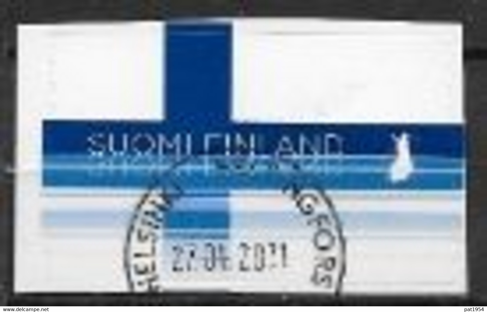 Finlande 2020 Timbre Oblitéré Drapeau - Gebruikt