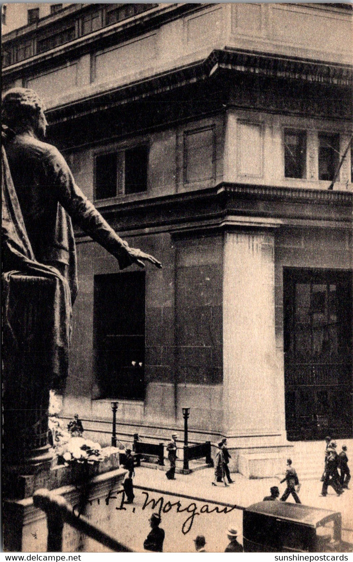 New York City J P Morgan And Company Wall Street Entrance - Wall Street