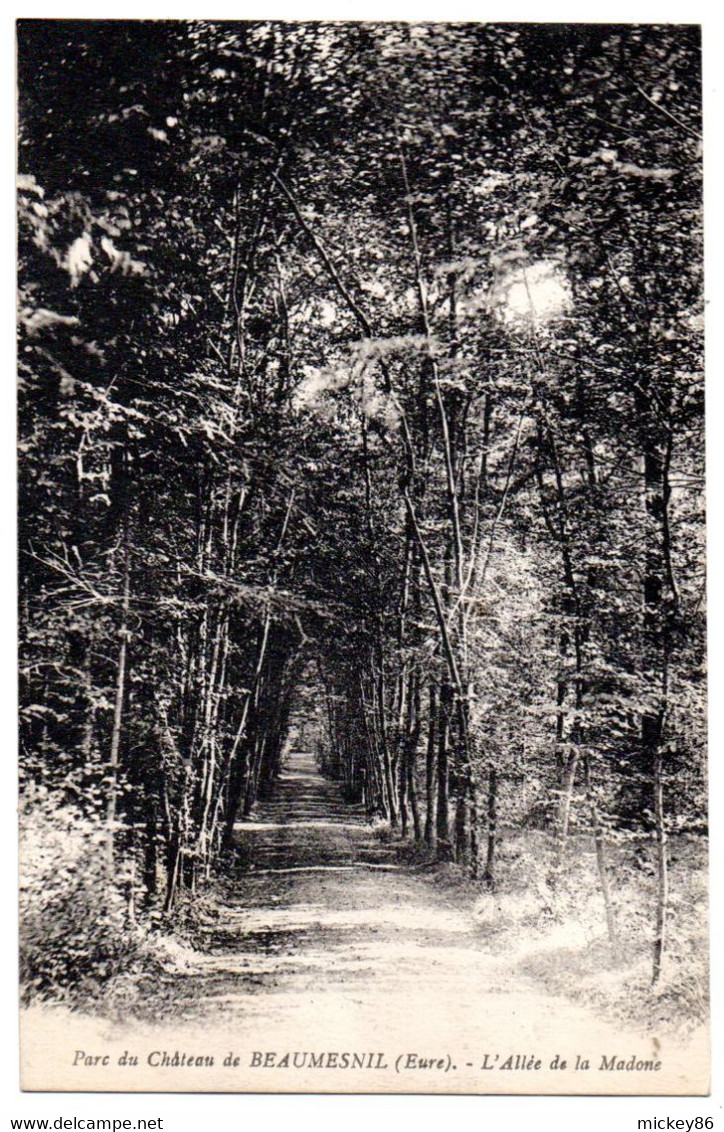 BEAUMESNIL --Parc Du Château-- L'allée De La Madone  .......................à Saisir - Beaumesnil