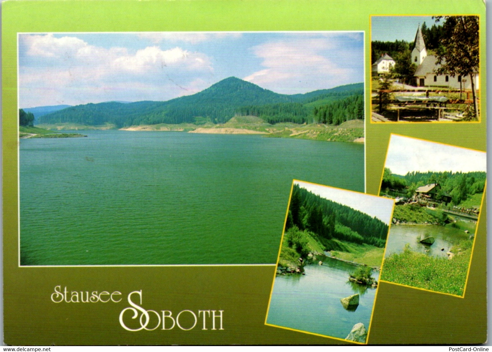 5727 - Steiermark - Soboth , Stausee , Speicher Soboth , St. Vinzenz - Gelaufen 1995 - Eibiswald