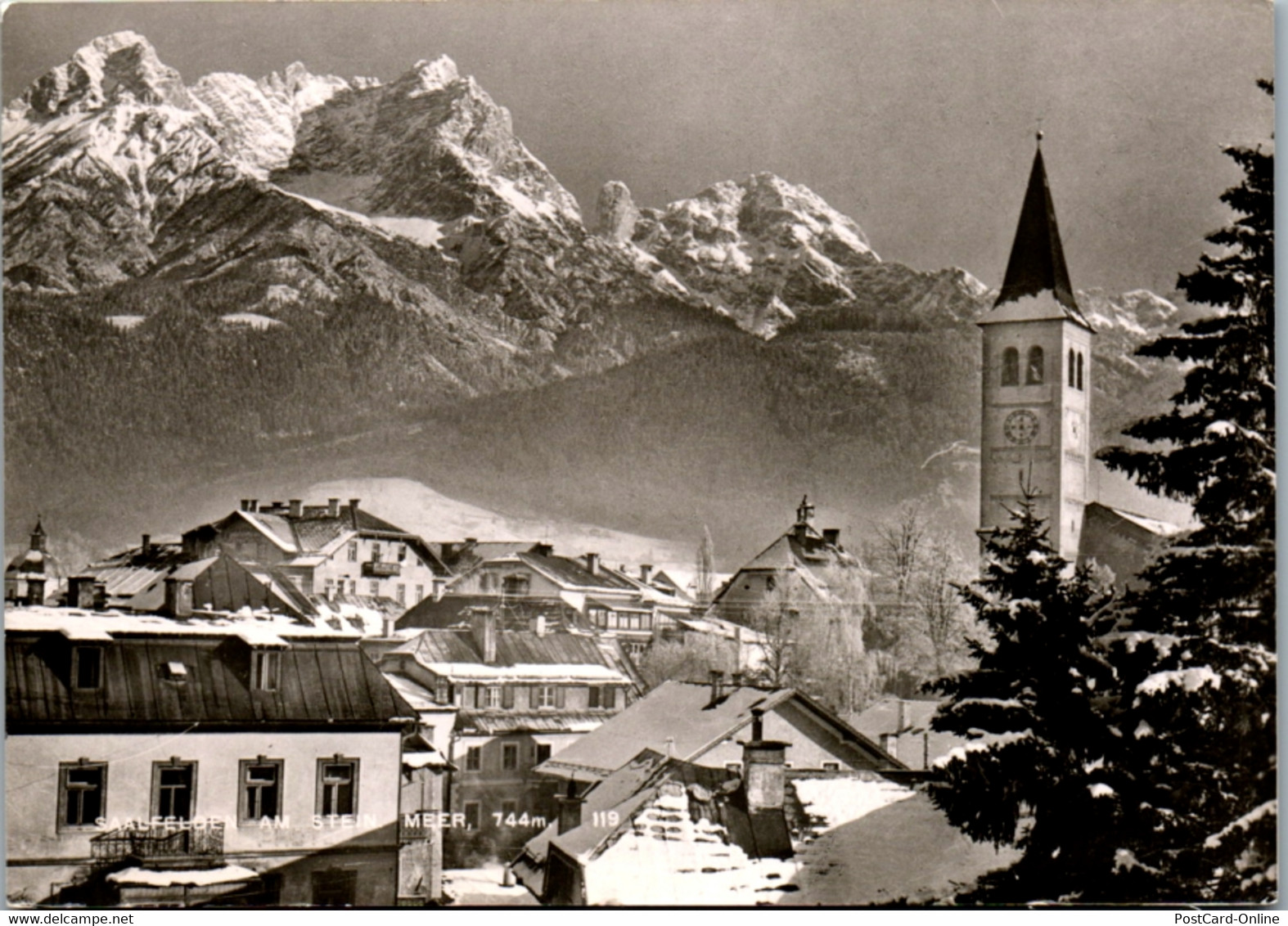 5932 - Salzburg - Saalfelden Am Steinernes Meer , Panorama - Gelaufen 1961 - Saalfelden