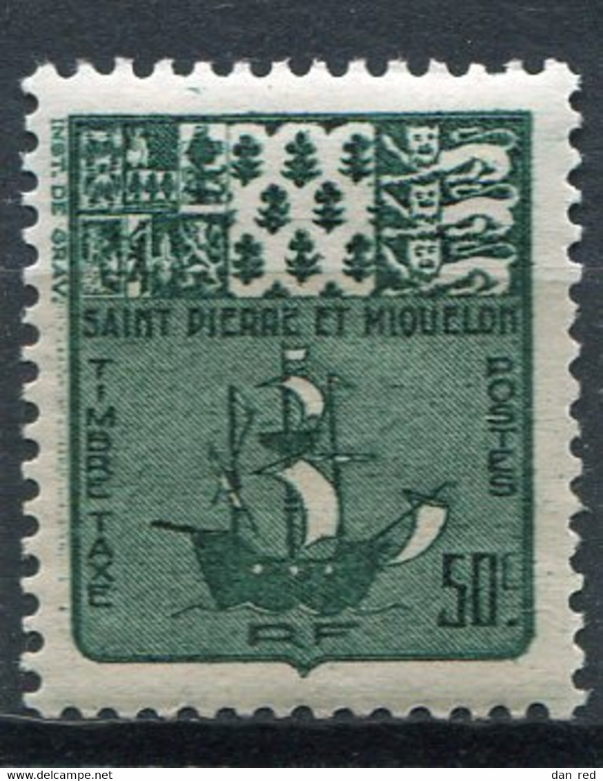 SAINT-PIERRE ET MIQUELON  N°  69 *  TAXE  (Y&T)   (Charnière) - Portomarken