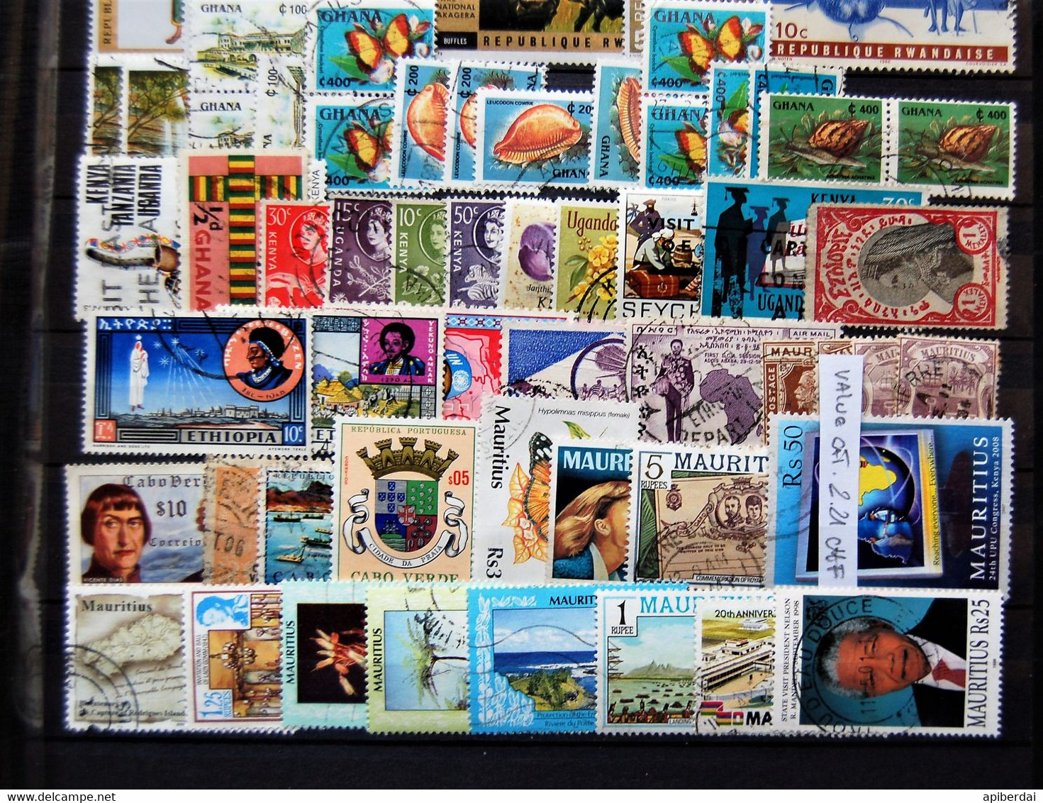 South Hemisphere Sud - 75 Various Stamps From Various Country Of South Hemisphere Used - Mezclas (max 999 Sellos)