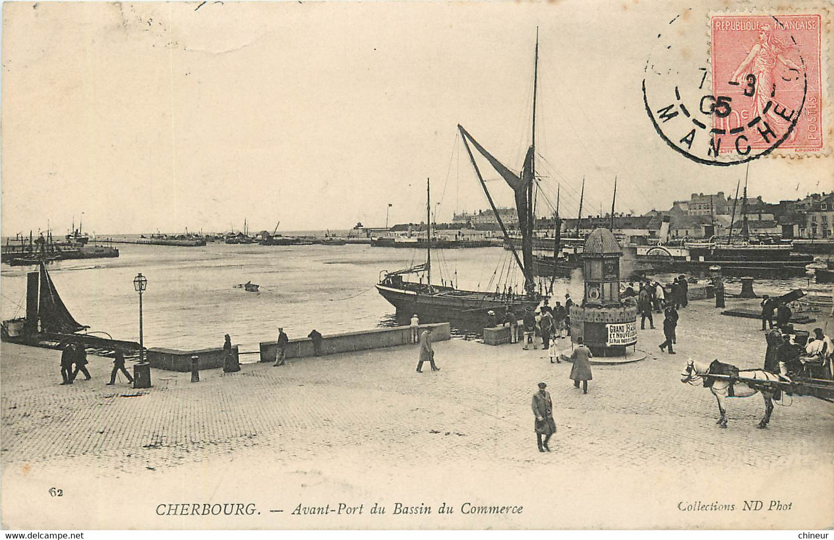 CHERBOURG AVANT PORT DU BASSIN DU COMMERCE - Cherbourg