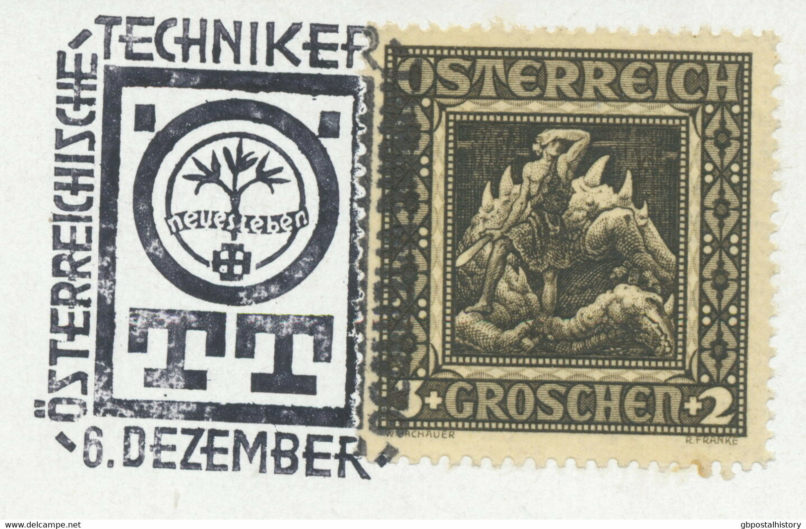 ÖSTERREICH SONDERSTEMPEL ÖSTERREICHISCHE TECHNIKER TAGUNG WIEN 1936 6. DEZEMBER - Machines à Affranchir (EMA)