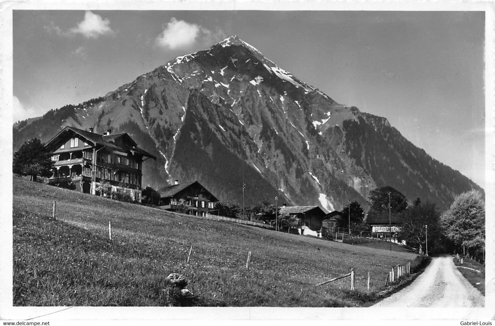 Aeschi Ost Dorfeingang Mit Niesen - Aeschi Bei Spiez