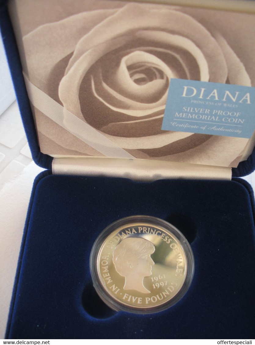 MONETA DA 5 POUND DEL 1997 "LADY DIANA" PERFETTA!!!!!!! - Mint Sets & Proof Sets