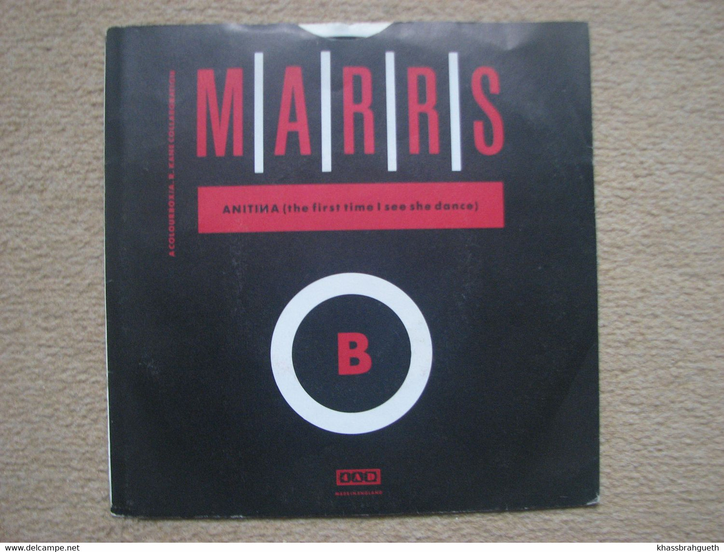 MARSS . PUMP UP THE VOLUME (45T) (4AD) ENGLAND (1987) - Dance, Techno En House