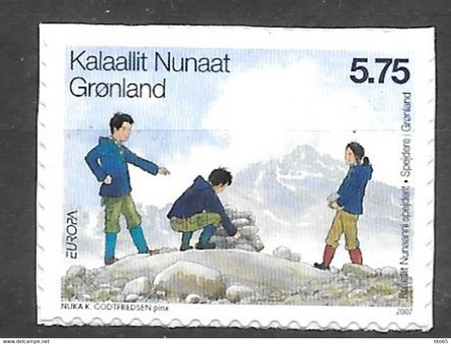 AFA # 484E/85E  Greenland MNH**  2007  Selfadhesive - Altri & Non Classificati