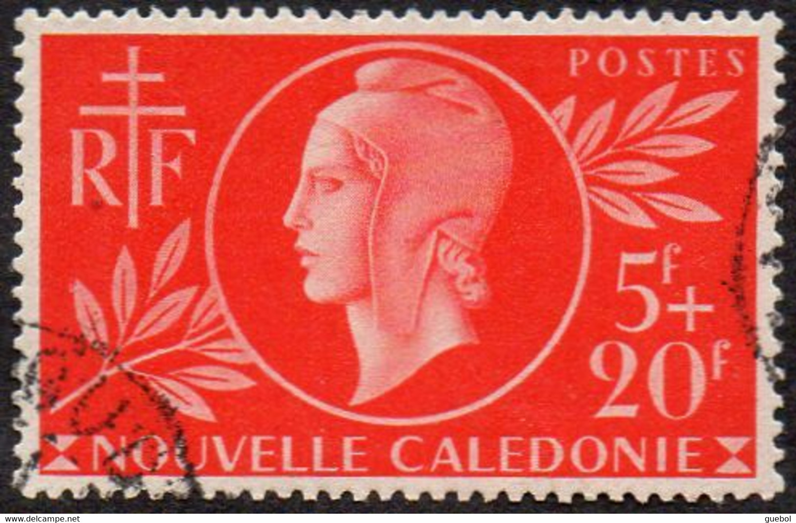 Détail De La Série Entraide Française Obl. Nouvelle Calédonie N° 248 - Marianne De Dulac - 1944 Entraide Française