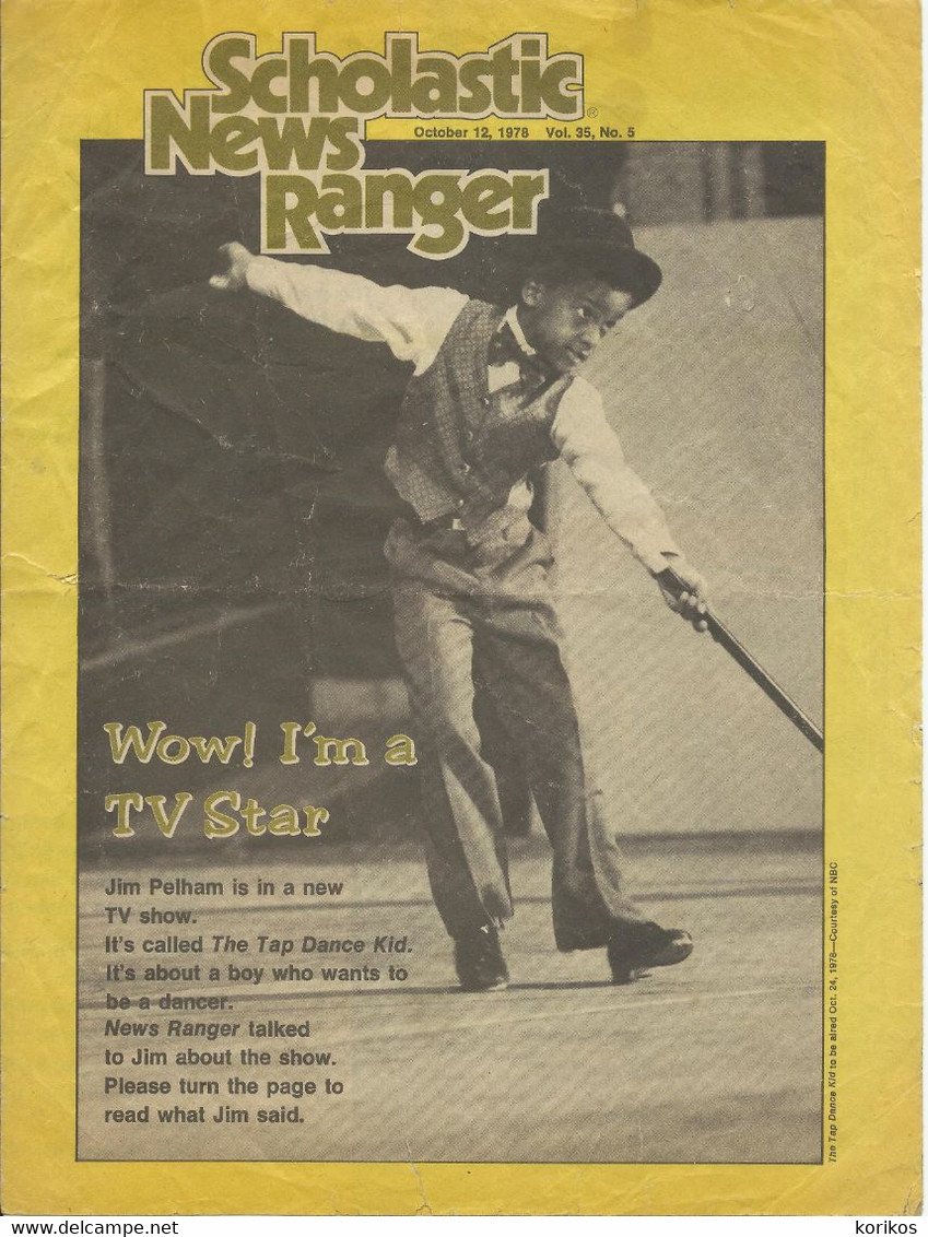 US SCHOLASTIC NEWS RANGER MAGAZINES - VOLUME 35 - 1978 – 1979 – LOT OF 15 - ELEMENTARY SCHOOL - Deportes