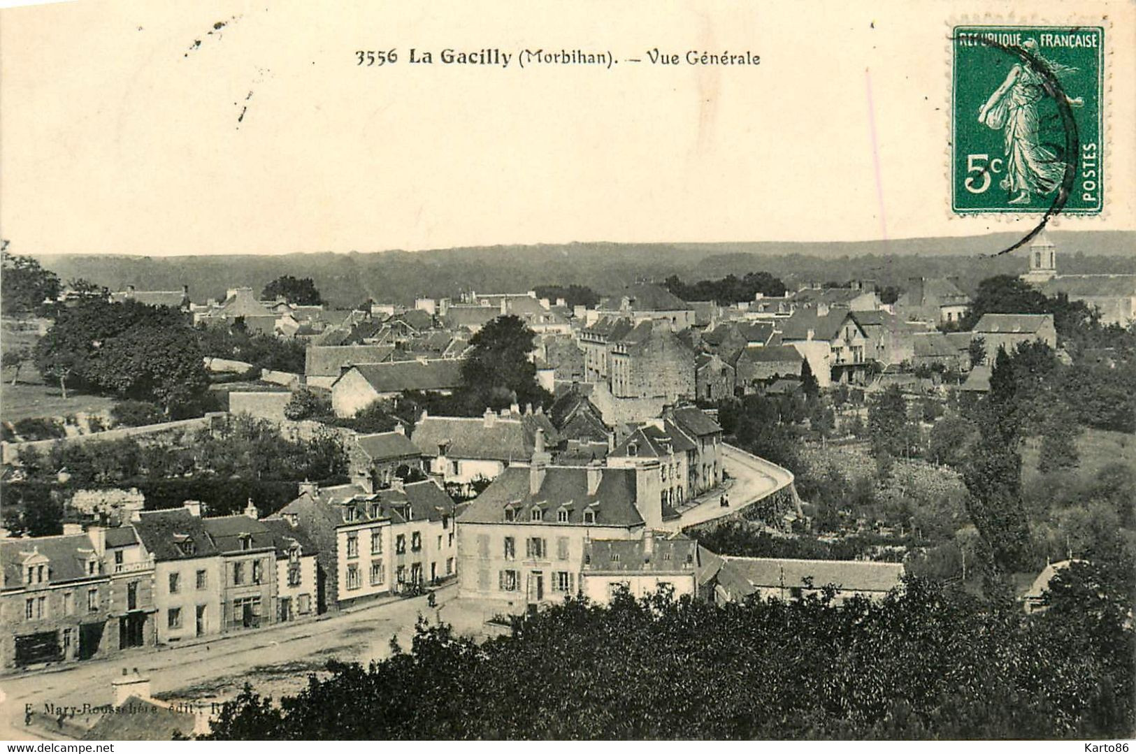 La Gacilly * Vue Générale * Panorama De La Ville - La Gacilly