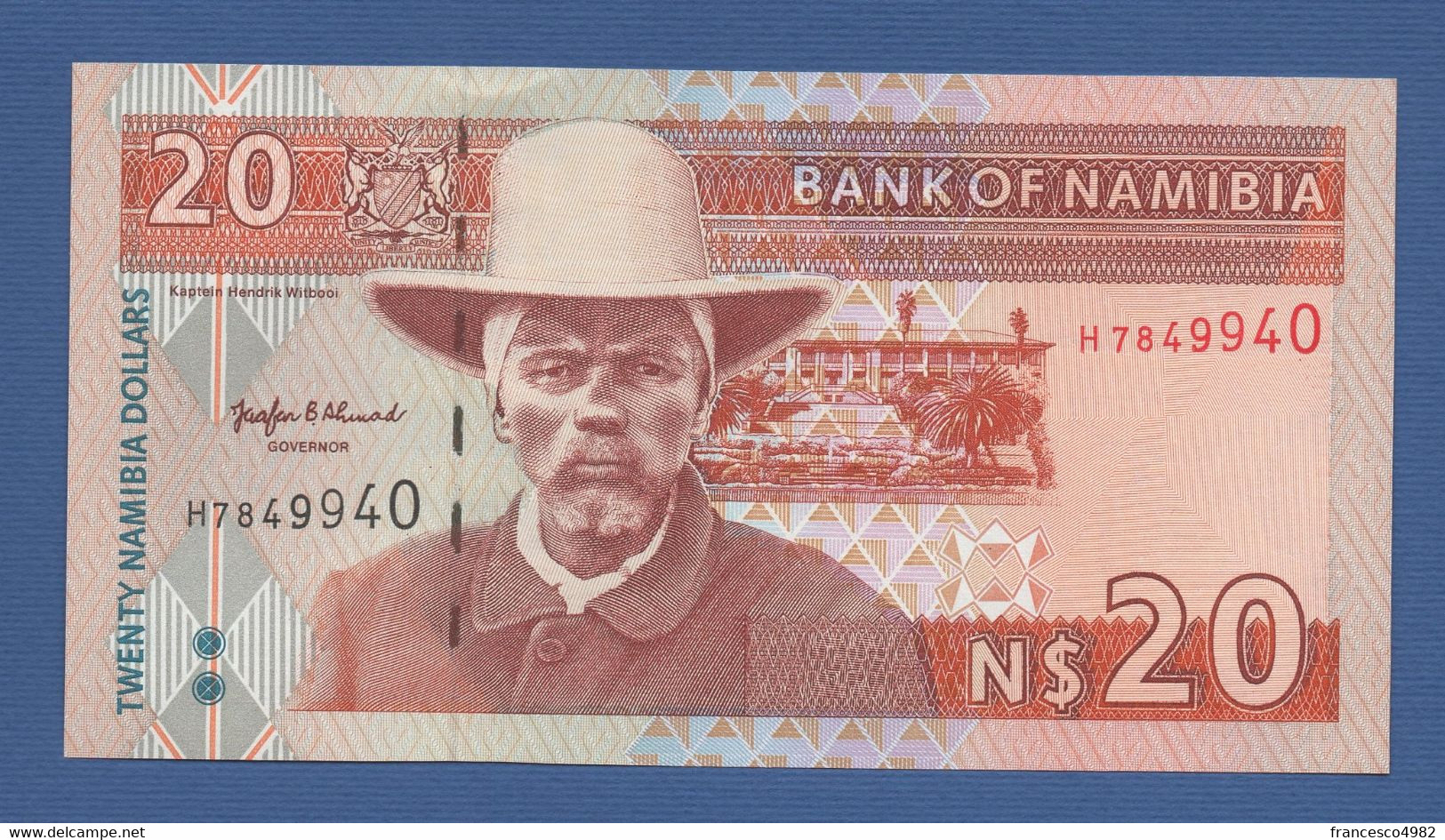 NAMIBIA - P. 5a – 20 DOLLARS ND - 7 DIGIT SERIALS - UNC - Namibie