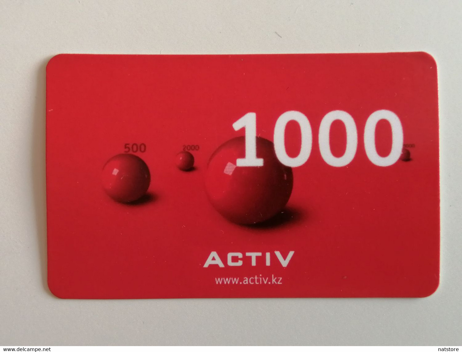 KAZAKHSTAN..  PHONECARD.. ACTIV..1000 - Kasachstan