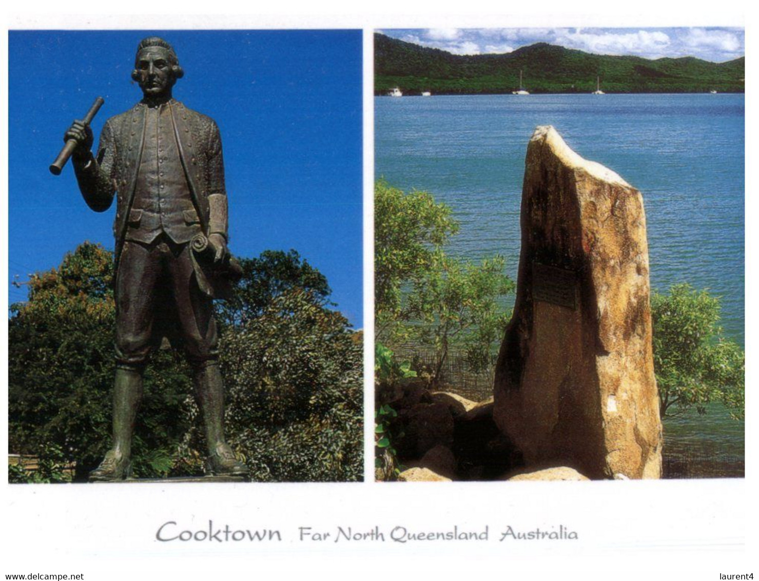 (II (ii) 32) (ep) Australia - QLD - Cooktown (with Capt Cook Statue) - Far North Queensland