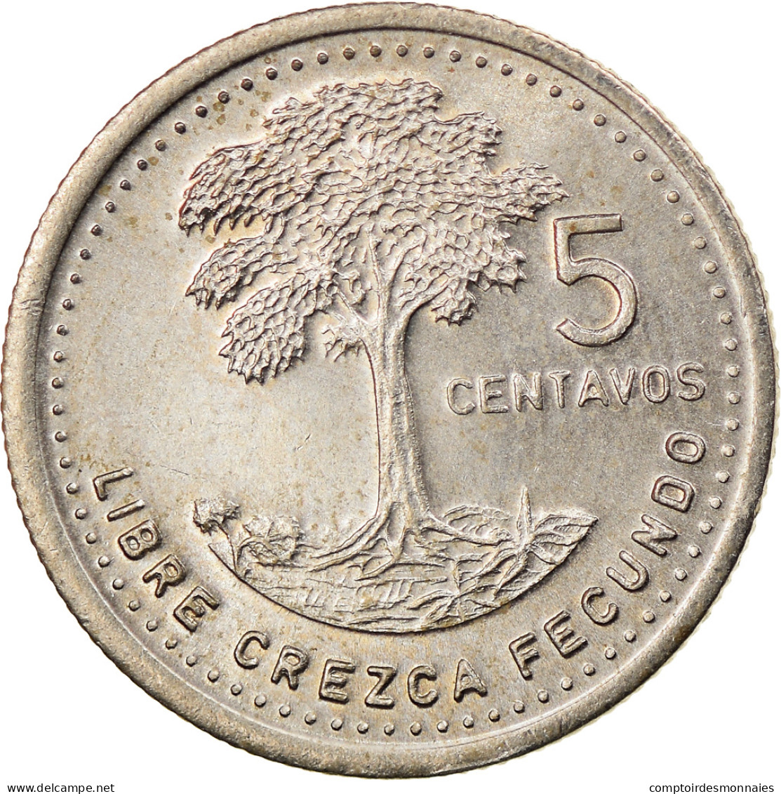 Monnaie, Guatemala, 5 Centavos, 1987, TTB, Copper-nickel, KM:276.4 - Guatemala