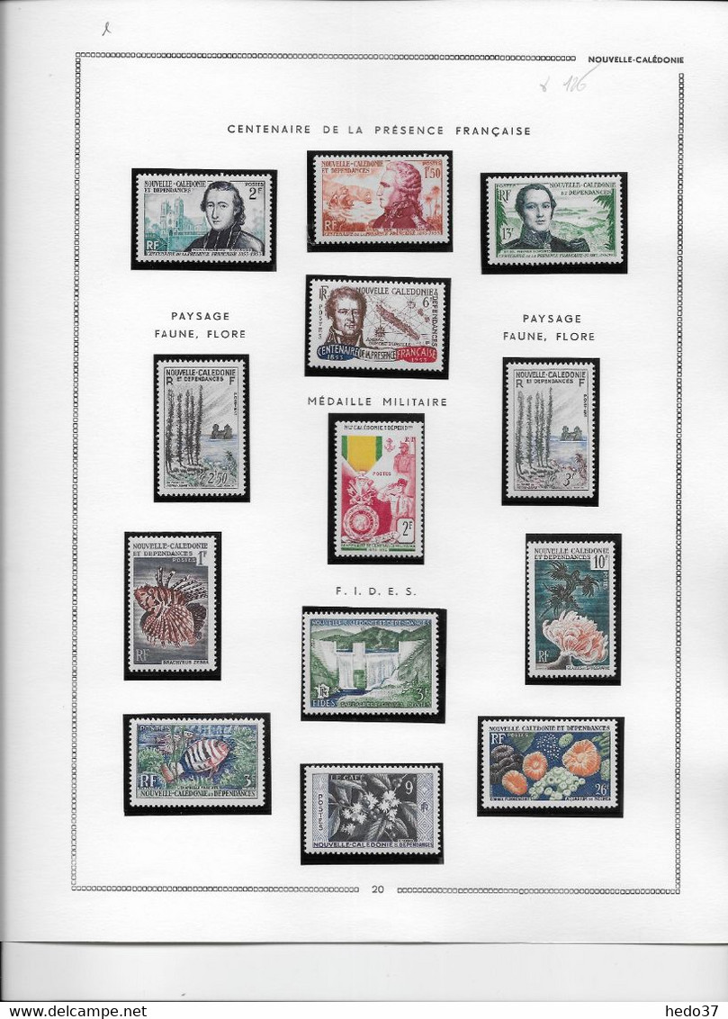 Nouvelle Calédonie - Collection Vendue Page Par Page - Timbres Neufs * Avec Charnière - TB - Lots & Serien