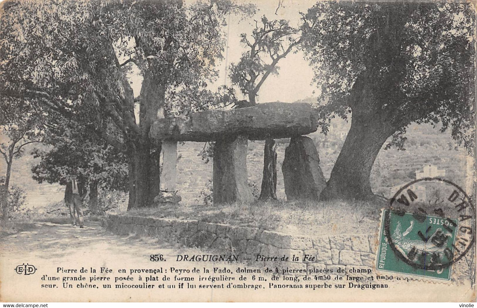 21-4420 : DRAGUIGNAN. DEPARTEMENT DU VAR. PIERRE DE LA FEE - Dolmen & Menhirs