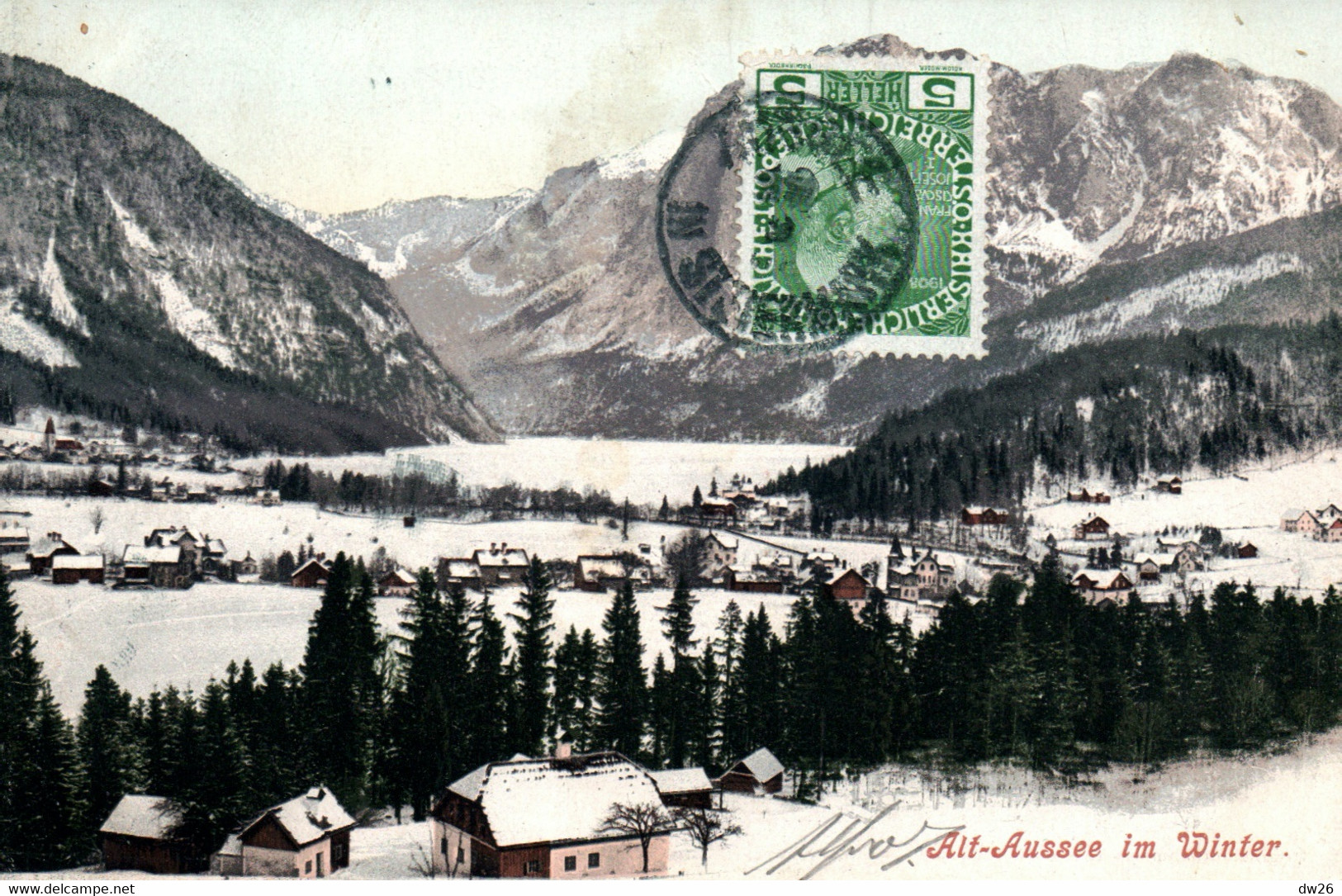 Ausserland (Ostreich) Alt Aussee Im Winter - F.E. Brandt N° 454 - Ausserland