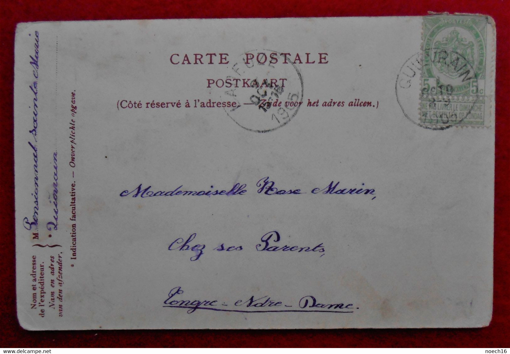 CPA 1905 Quiévrain - Pensionnat Des Sœurs De Sainte Marie - Vue Du Jardin - Quievrain