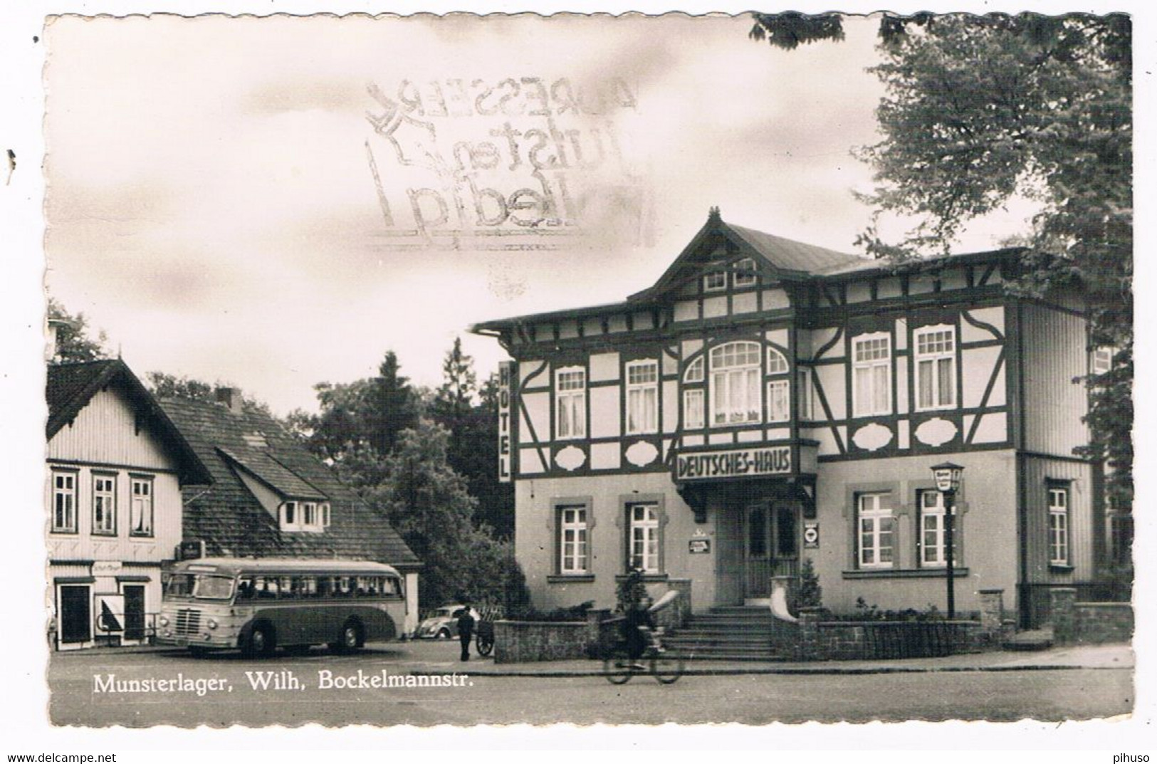 D-12154   MUNSTERLAGER : Wilh. Bockelmannstrasse ( Buss ) - Munster