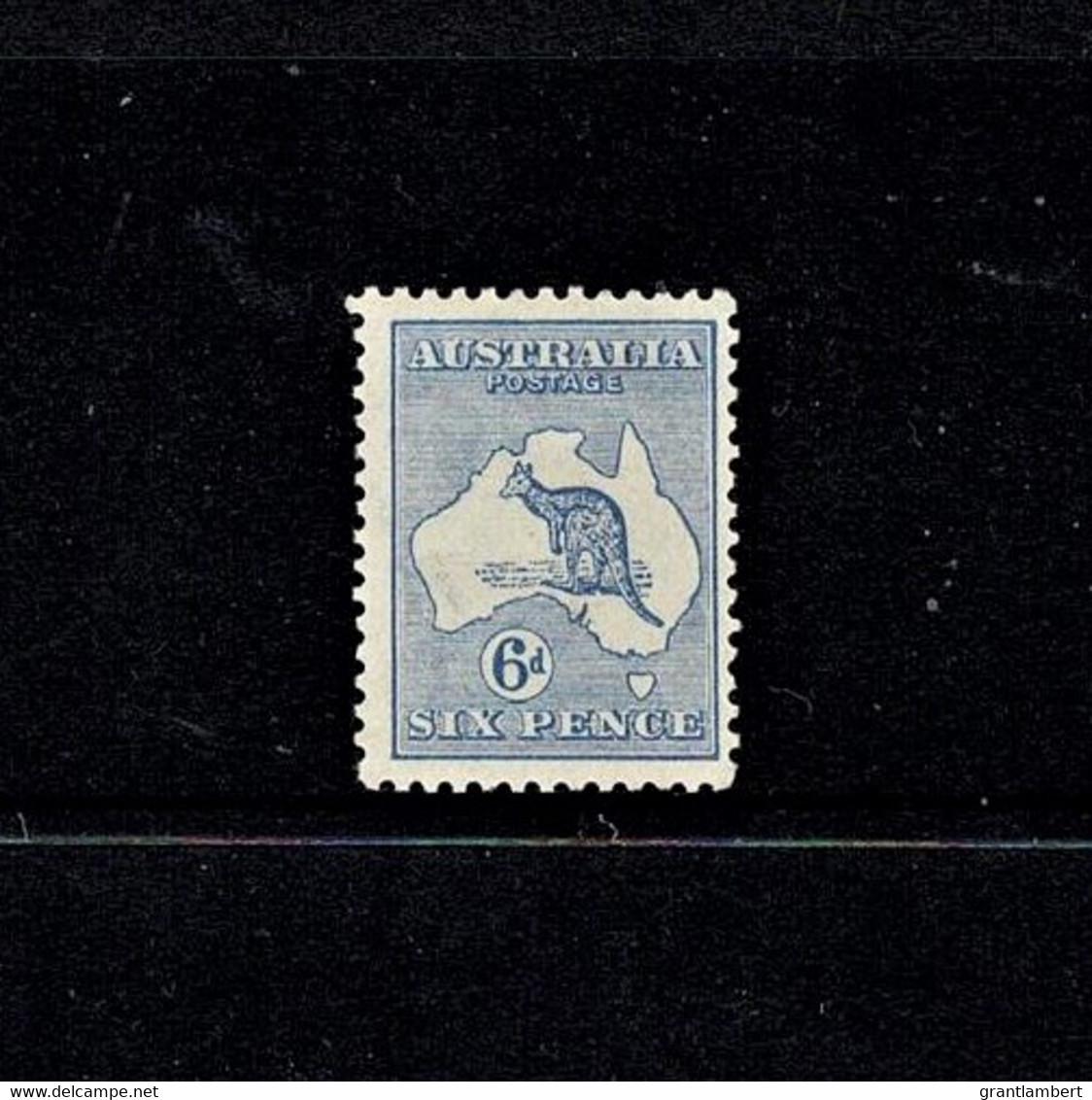 Australia 1915 Kangaroo 6d Ultramarine 2nd Watermark MH - Neufs