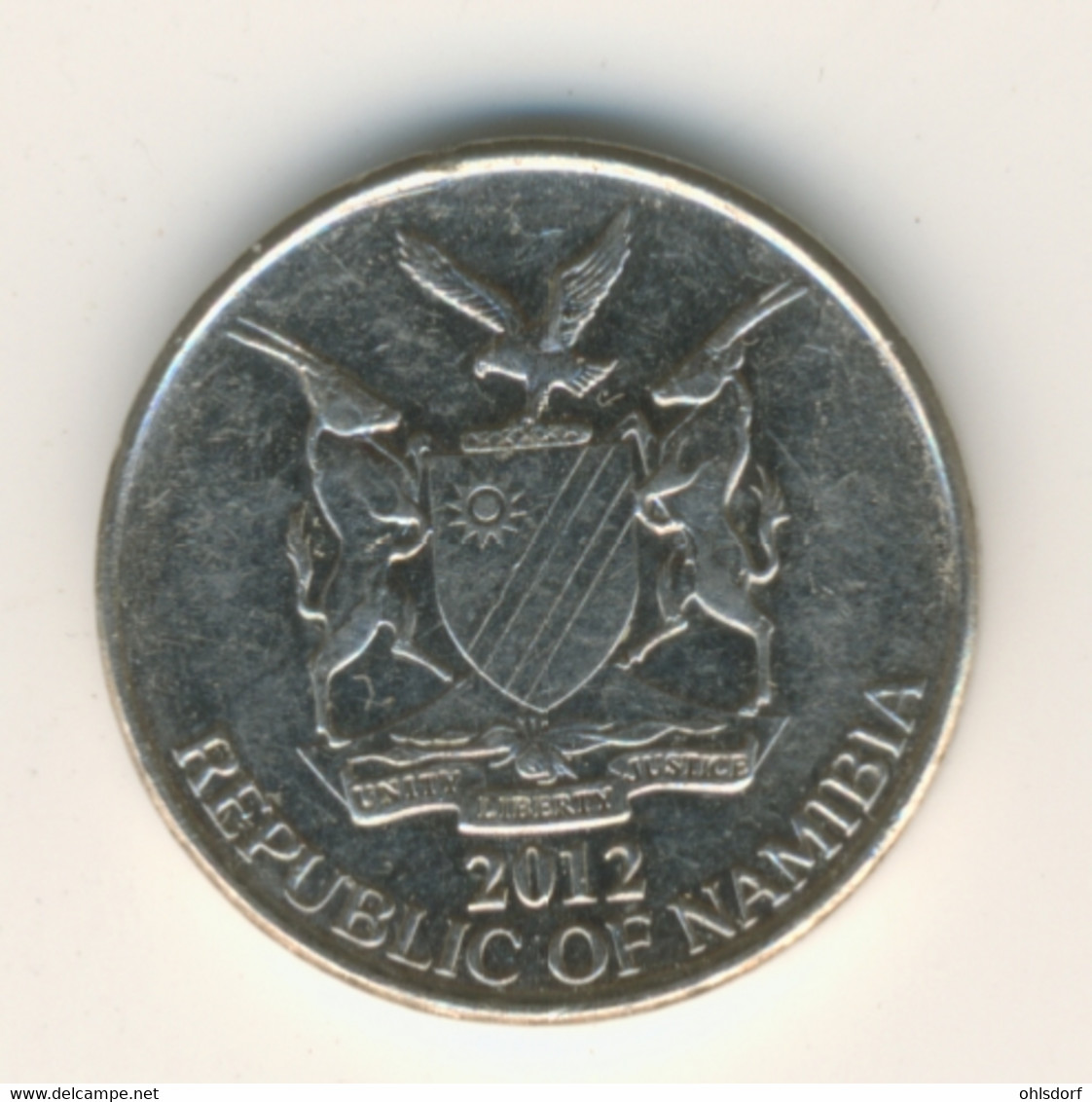 NAMIBIA 2012: 5 Cents, KM 1 - Namibie