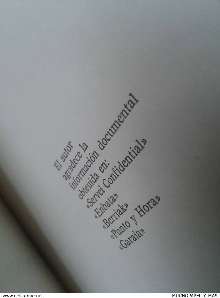 LIBRO EUSKADI: AMNISTÍA ARRANCADA JOSE MARÍA PORTELL DOPESA 1977 TERRORISMO ETA PAÍS VASCO TERRORISM TERRORISME AMNISTIE