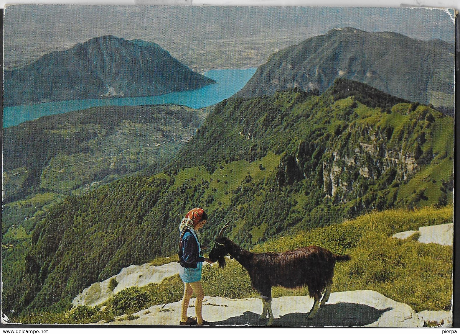 SVIZZERA - PONTE TRESA - ALBERGHI-VETTA MONTE GENEROSO - VIAGGIATA 1965 - Ponte Tresa