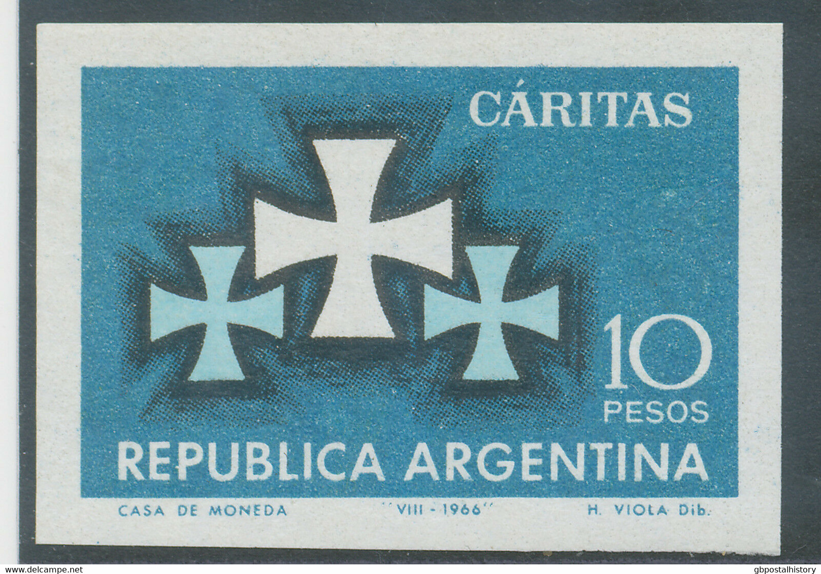 ARGENTINIEN 1966 Arg. Caritas-Verband VIER Ungezähnte Postfr. ESSAYS/PROBEDRUCKE - Nuovi