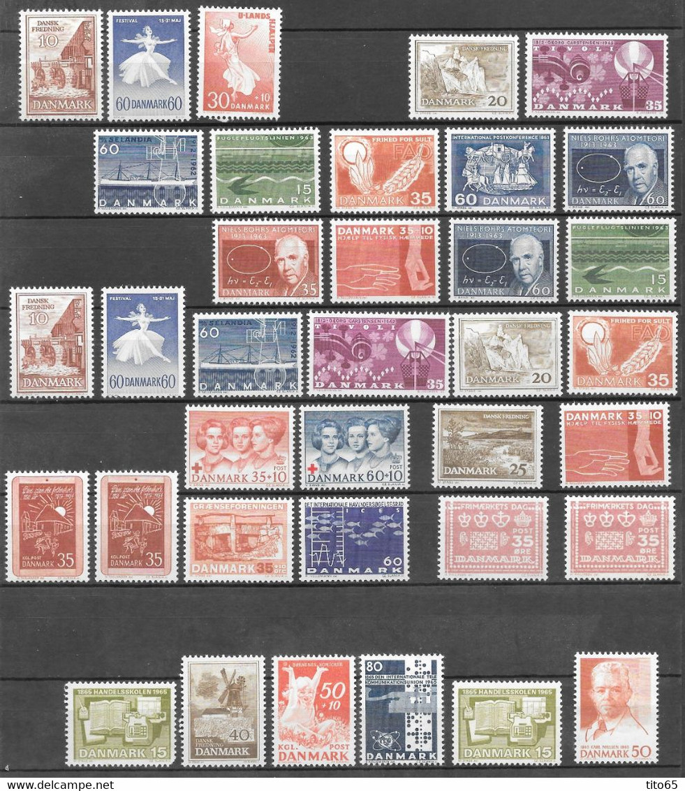 DK54  Denmark    MNH**   1962-65 - Other & Unclassified