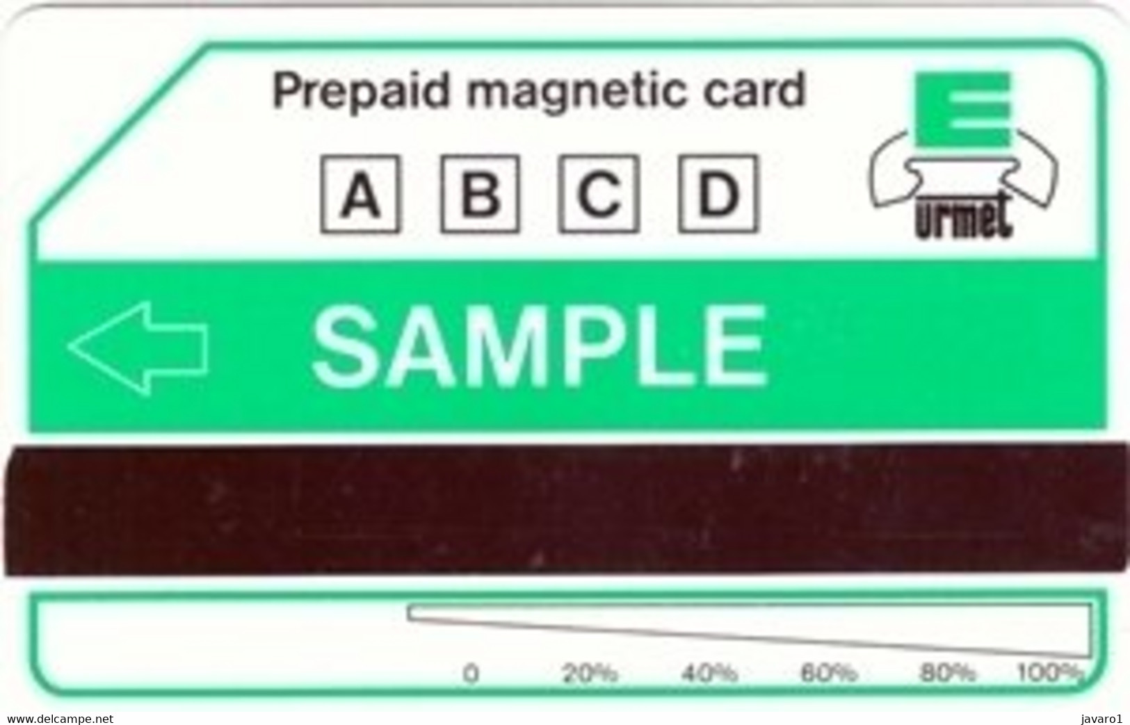 ITALIA : 5416B 5416B SAMPLE  10mm MAG.STRIP URMET PHONE MINT - Tests & Service