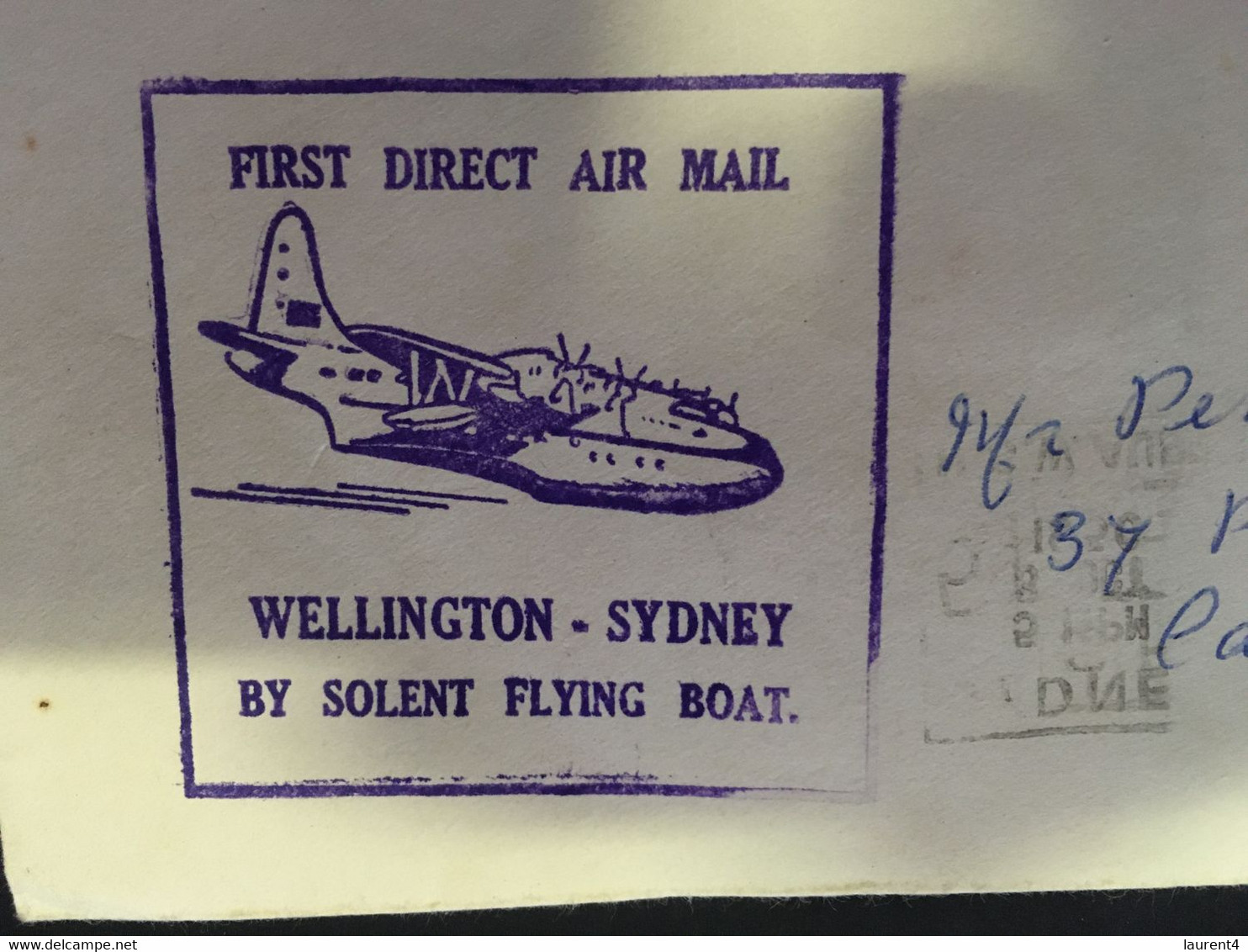 (FF 2) First Direct Air Mail From Wellington To Sydney - 1950 - Storia Postale